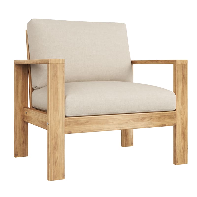 Outdoor 5pcs Acacia Sectional Patio Sofa Set