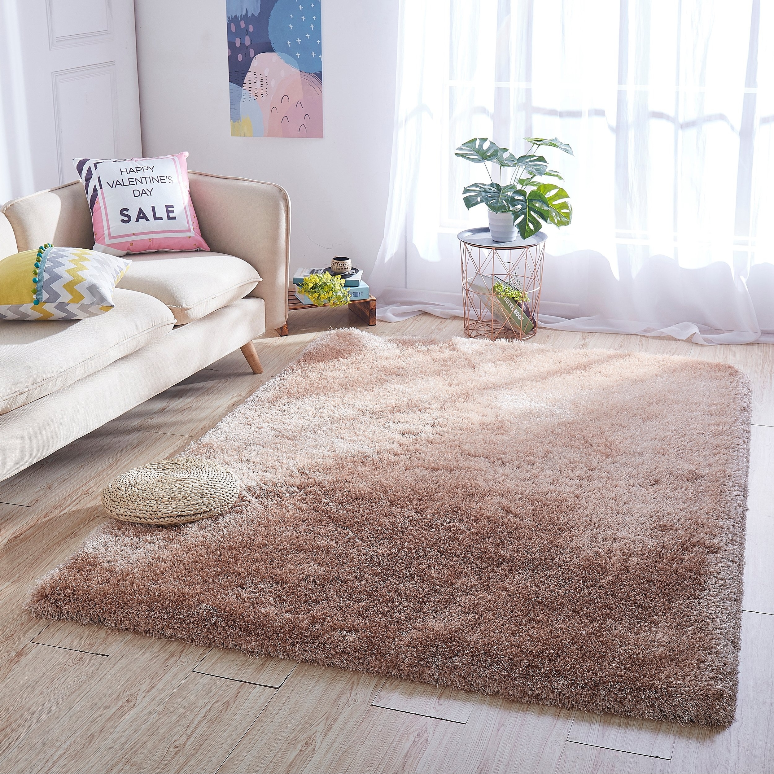 Superior Indoor Large Shag Area Rug with Cotton Backing, Ultra Plush and  Soft, Fuzzy Rugs for Living Room, Bedroom, Office, Playroom, Kids, Home  Floor