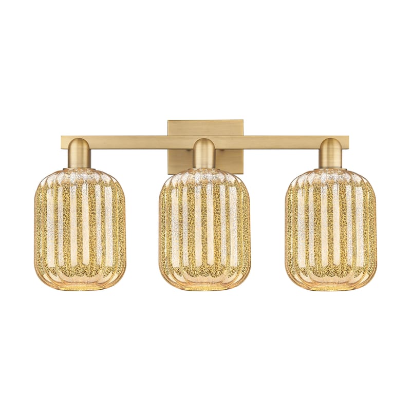 Innovations Lighting 716-3W-14-26 Preston Vanity Cylinder Preston 3 - Brushed Brass / Mercury