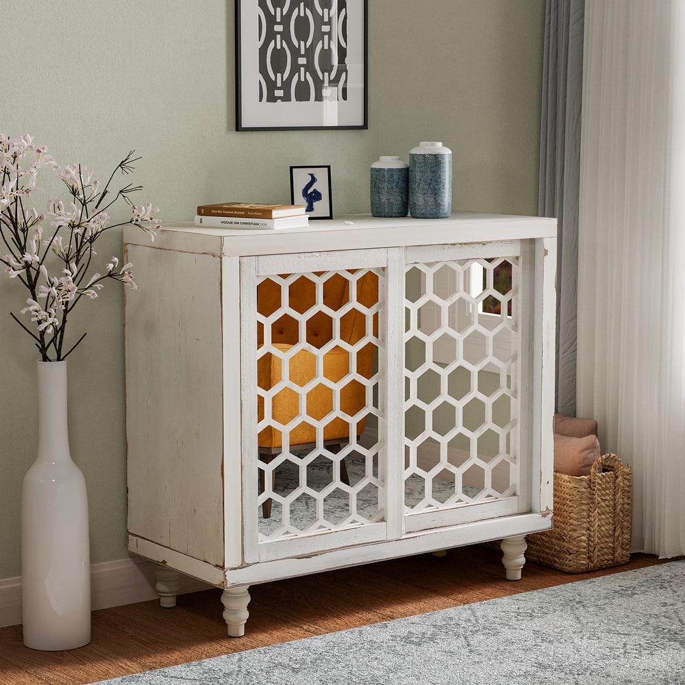 COSIEST Solid Wood Buffets and Sideboards Storage Cabinet