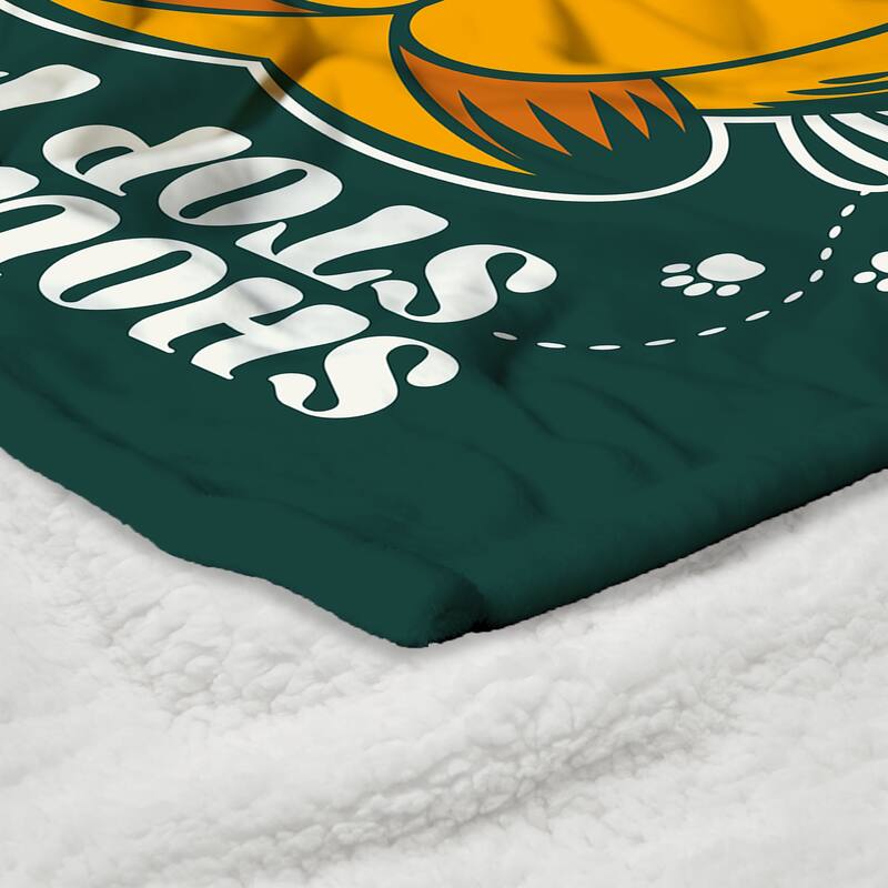 Nickelodeon Garfield Silk Touch Sherpa Throw Blanket