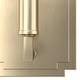 preview thumbnail 6 of 5, Hunter Zoanne 1-Light Geometric Wall Sconce - Hallway, Bedroom, Artwork - Contemporary, Transitional, Candle