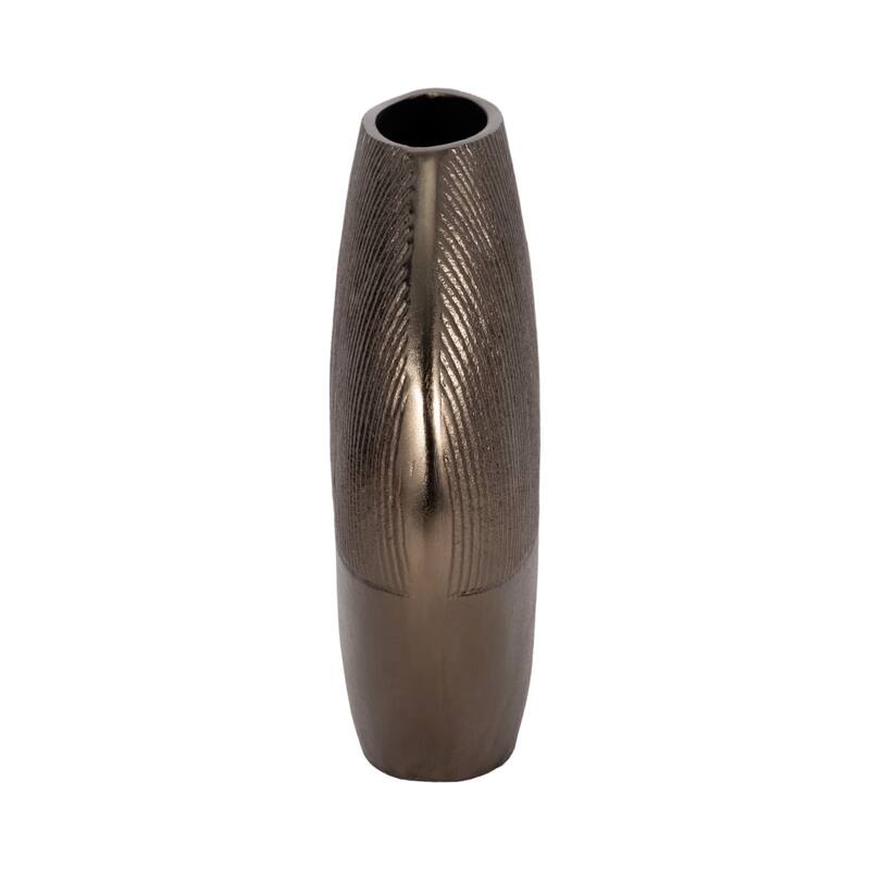 Modern Round Metal Table Vase - Flower Vase