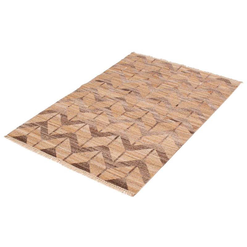 Ankara FW Tan Kilim 5'3" x 7'6" - 5'3 x 7'6