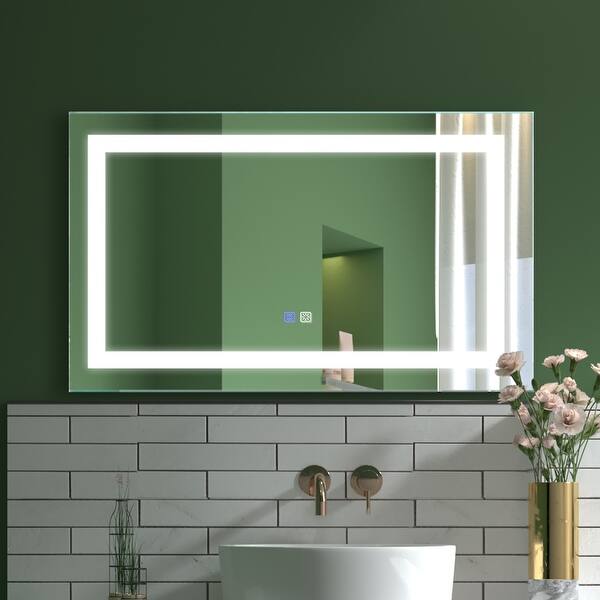 LED Bathroom Vanity Mirror,Lighted Bathroom Mirror,Smart Bathroom