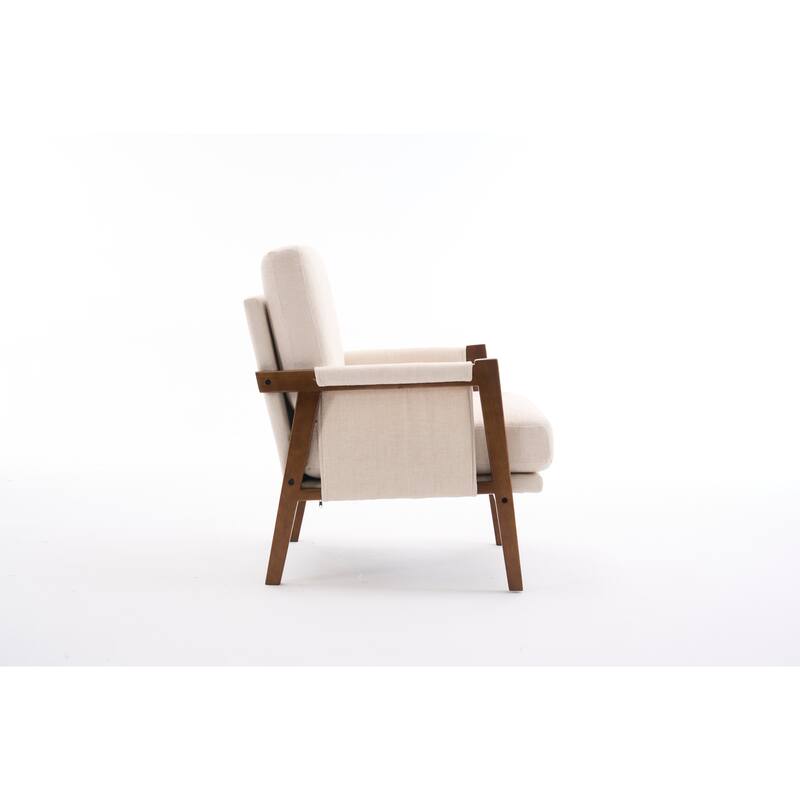 Mid-Century Modern Accent Chairs ,Modern Accent Chair,Chair with Soft Waist Cushion,Ergonomic Lounge Chairs