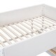 preview thumbnail 70 of 108, Kids Loft Bed Elegance Teddy Fleece Loft Bed with Full Length Guardrail, Storage Shelf, 4 Drawers, and Convertible Desk
