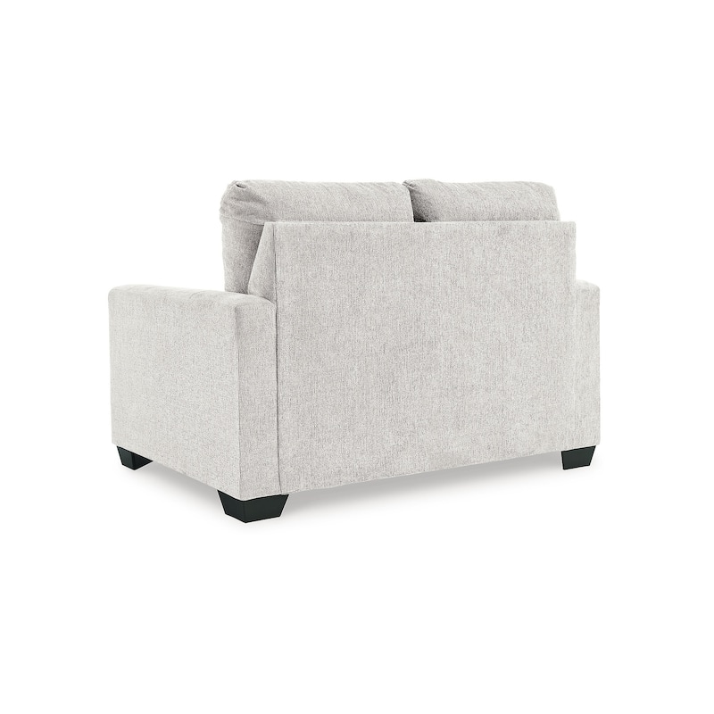 Signature Design by Ashley Rannis Snow Twin Sofa Sleeper - 54"W x 40"D x 39"H