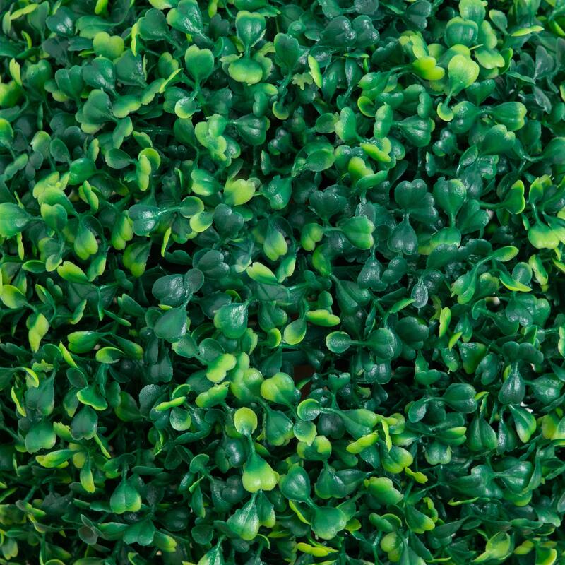 2-ft UV Resistant Artificial Easter Bunny Boxwood Topiary - Set of 2