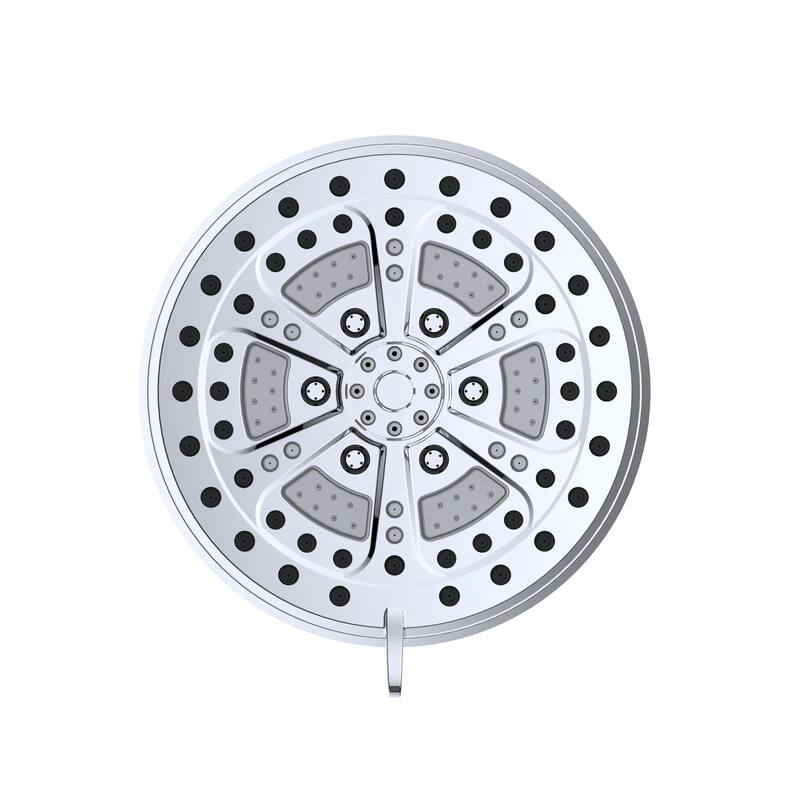Design House 582700-PC Mills Modern 7-inch 6-Function Shower Head