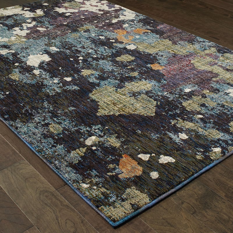 Style Haven Evangeline Dappled Night Area Rug