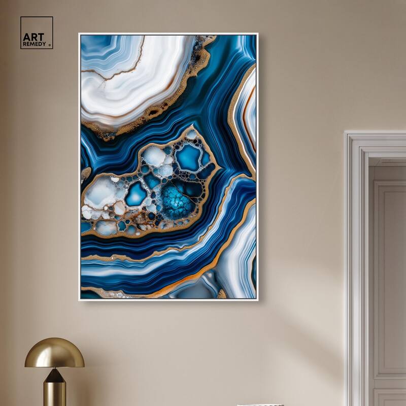 Azure Alveoli II Canvas by Art Remedy