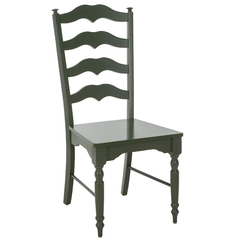 SAFAVIEH HOME Rasia Ladder Back Side Chair - 19"W x 22"D x 41"H