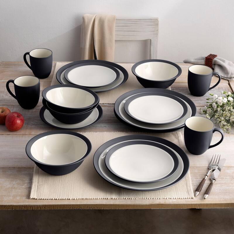 Noritake Colorwave 16-Piece Curve Dinnerware Set, Service For 4