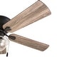 preview thumbnail 8 of 7, The Gray Barn East Cowes 52-inch Coastal Indoor LED Ceiling Fan with Pull Chains 5 Reversible Blades - 52