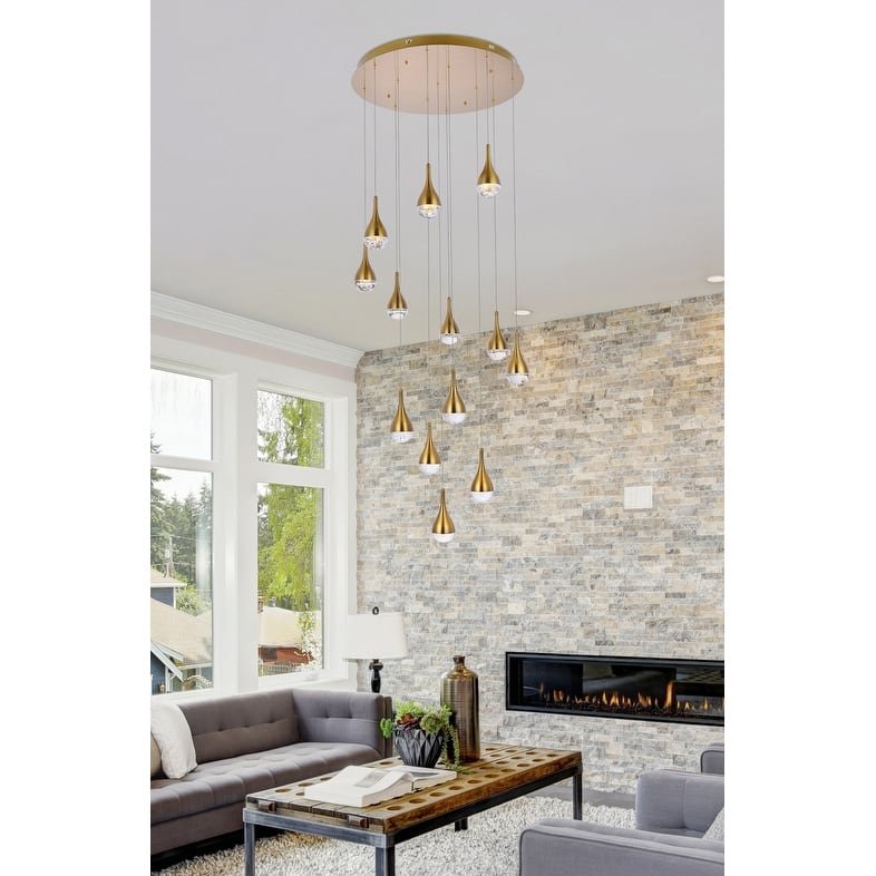 Indigo Home 30 inch LED chandelier