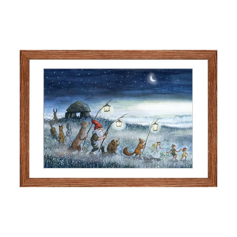 iCanvas "The Wild Ones" by Astrid Sheckels - Walnut - 16x24x1
