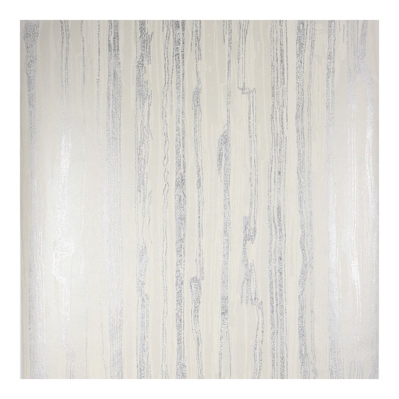 Brewster Nova Platinum Faux Wood Wallpaper - 21 x 396 x 0.025