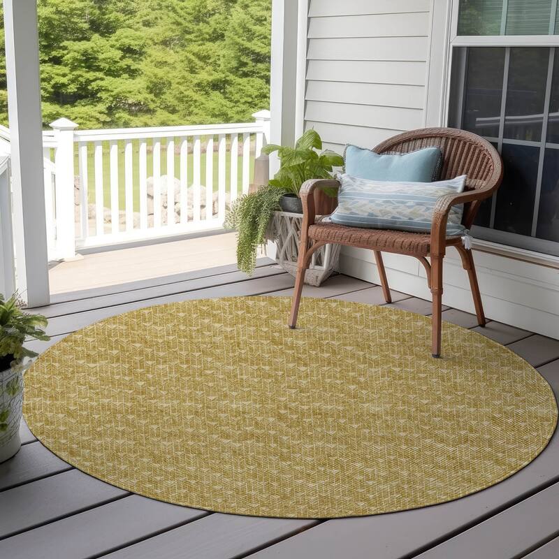 Beve Sleek Geometric Weather Resistant Classic Meets Modern Outdoor Rug