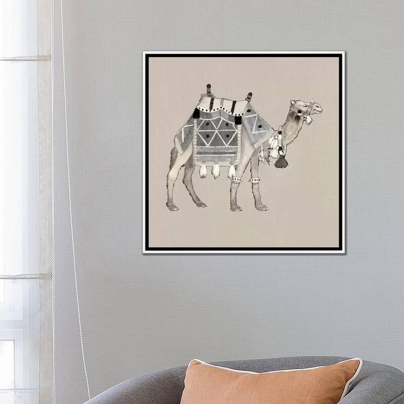 iCanvas "Exotic Camel I" by Tava Studios Framed