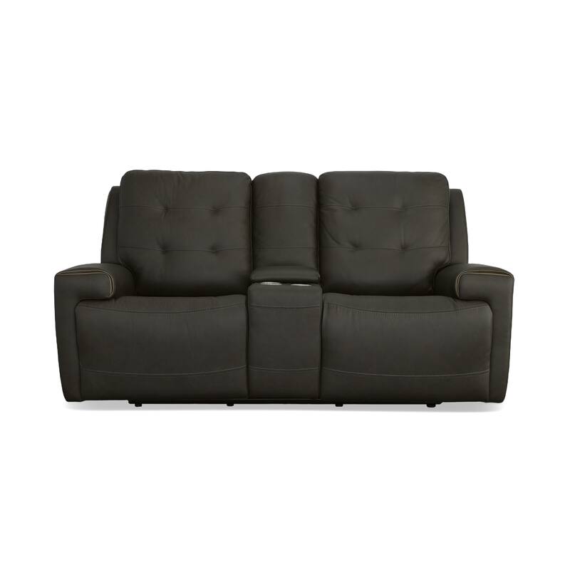 Iris Zero Gravity Power Reclining Loveseat with Console & Power Headrests by Flexsteel