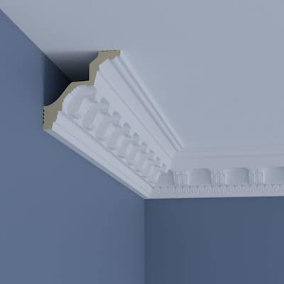 4"H x 4"P x 5 5/8"F x 96"L Waco Crown Moulding - 1-Pack