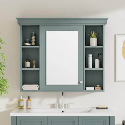 Wall Mounted Bathroom Storage Cabinet with Mirror Door