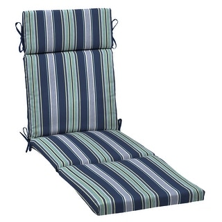 ARDEN SELECTIONS ProFoam 72 In. X 21 In. Outdoor Chaise Cushion Cover Ashland Black Jacobean Th19f03b 41