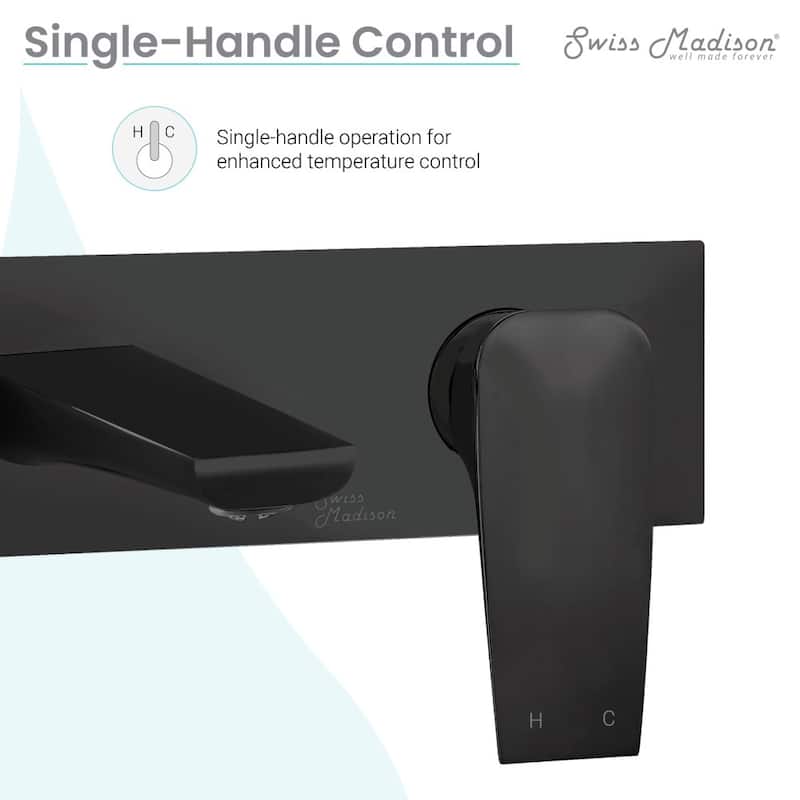 Monaco Single-Handle Wall-Mount Bathroom Faucet
