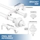 preview thumbnail 11 of 28, Modern Round Urn Adjustable Drapery Double Curtain Rod