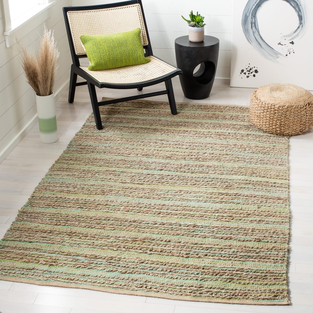 SAFAVIEH Handmade Cape Cod Nicolien Coastal Jute Rug