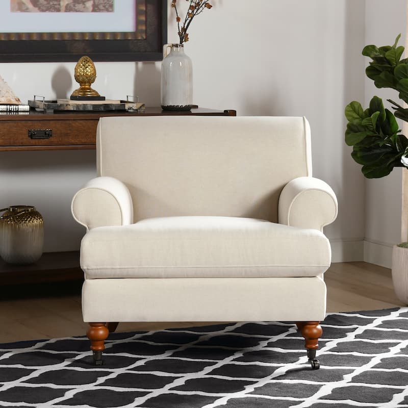 Jennifer Taylor Home Alana Lawson Accent Arm Chair - Beige