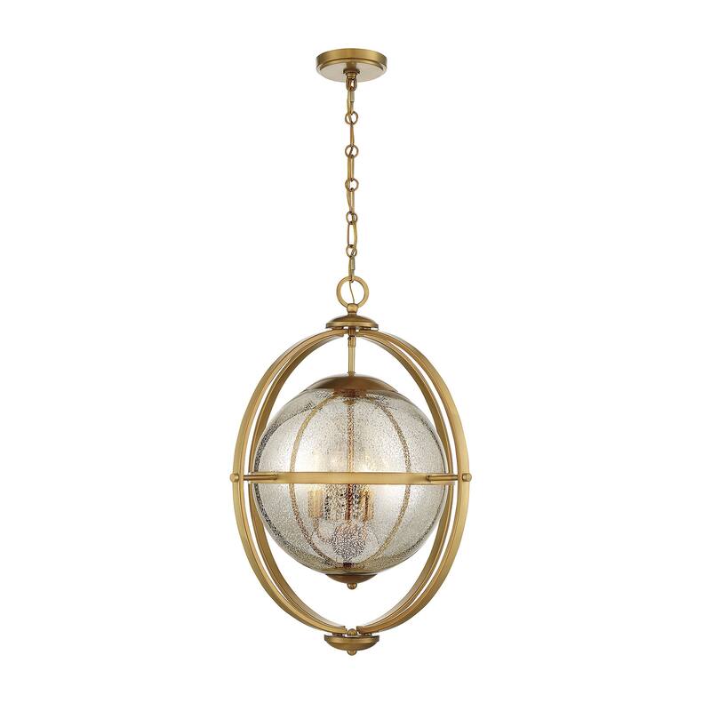 Savoy House 7-1872-3 Pearl 3 Light 21" Wide Globe Chandelier