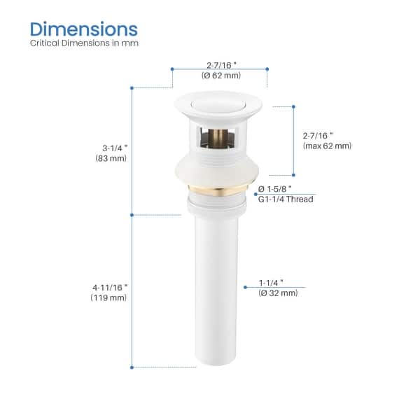 dimension image slide 0 of 4, Lead Free Single Handle Bathroom Faucet with Water Hose