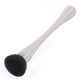 Barware Cocktail Grooved Nylon Head Stainless Steel Muddler Mixer ...