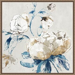 Gold Rosa II by Asia Jensen Framed Canvas Wall Art Print - Bed Bath ...