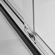 preview thumbnail 15 of 20, Frederick 59 in. W x 58 in. H Sliding Semi-Frameless Shower Door in Brushed Nickel with Clear Glass - 60 x 58