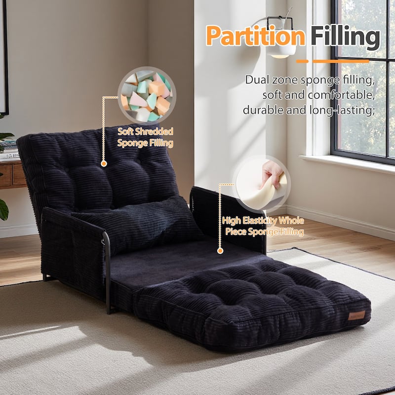 Bean Bag sofa,Floor Sofa Bed - 30"x25.6"