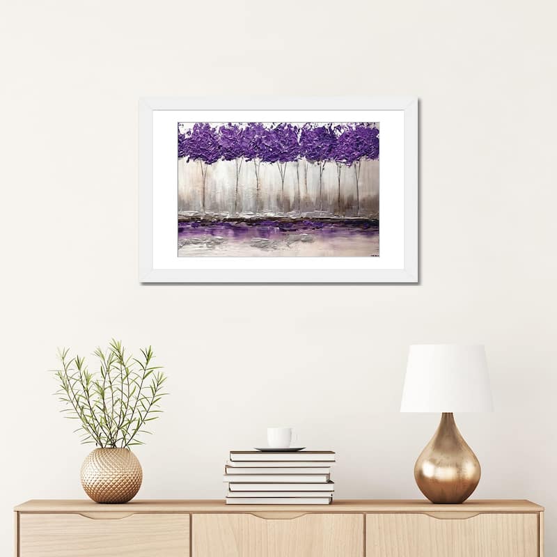 iCanvas "Purple Summer" by Osnat Tzadok