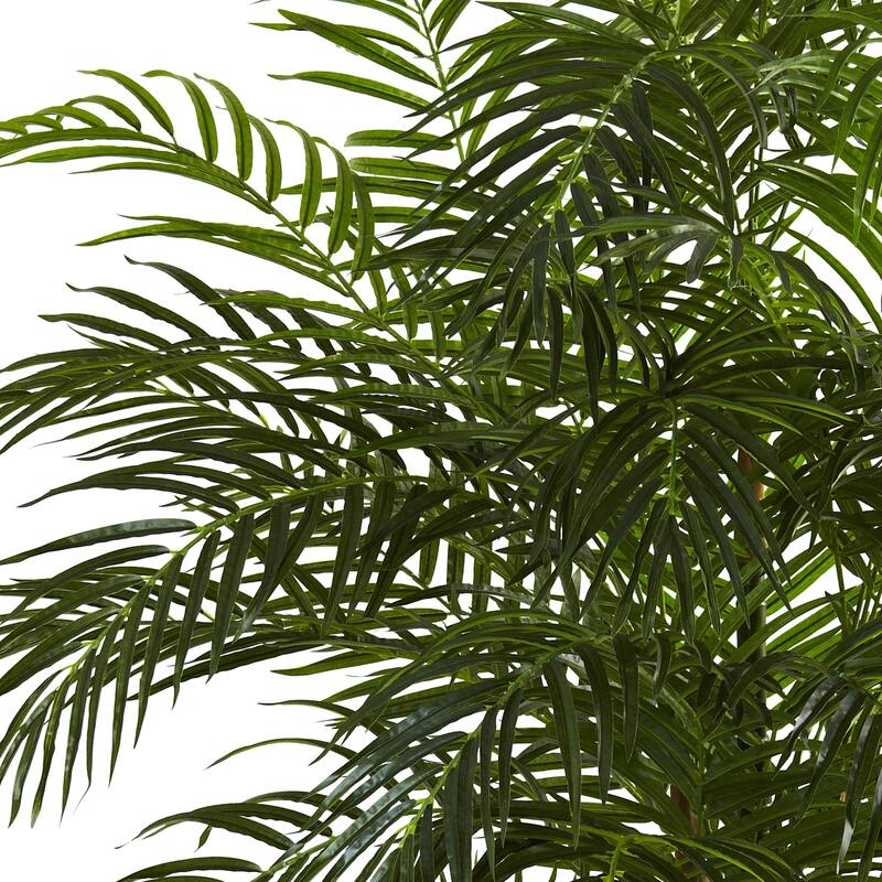 Tropical Palm Tree 6.5 Ft - Indoor Outdoor Decor, UV Proof Artificial Tree, Home Office Accent - 6.5ft.