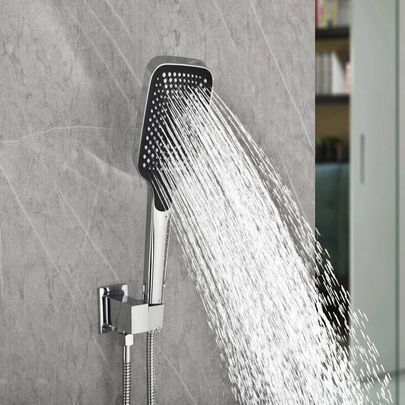 KISRAIS 3 Way Waterfall & Rainfall Faucet Shower System