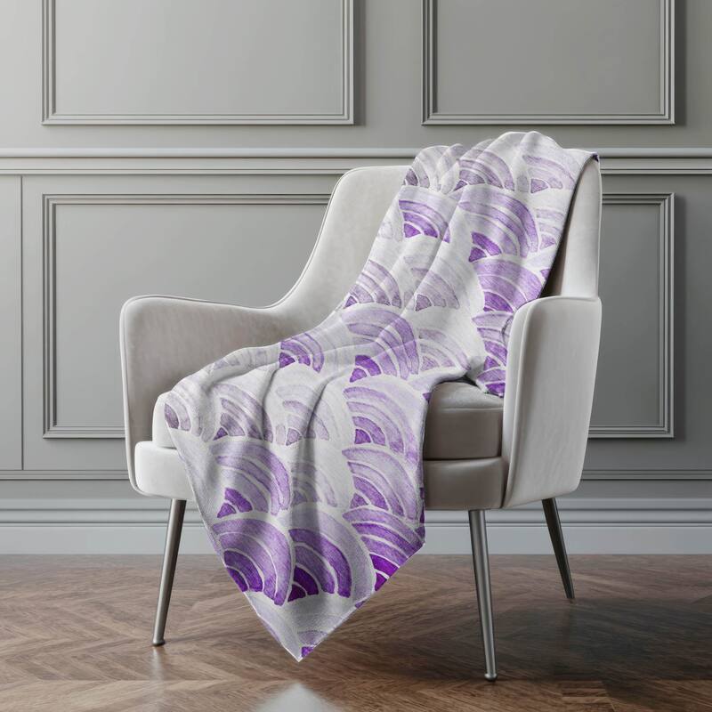 Premium Machine Washable ASB184 Contemporary Ombre Sherpa Throw Blanket