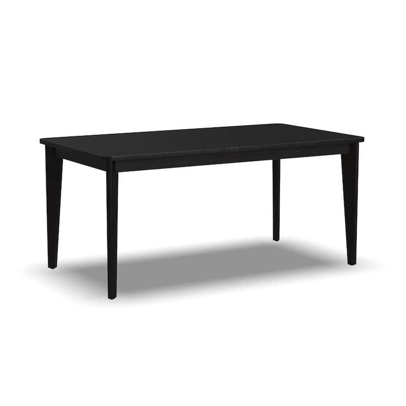 Brentwood Black Wood Rectangle Dining Table by Homestyles - 66" x 30" x 36"