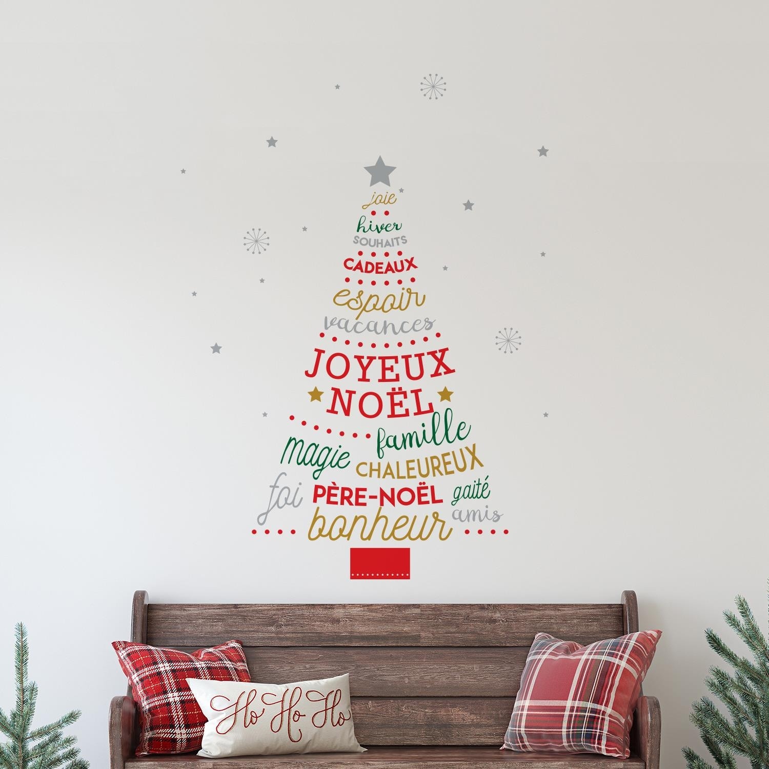 Walplus French Christmas Wall Stickers Wall Art Decals Room Home Decorations Walplus French Christmas Wall Stickers Wall Art Decals Room Home Decorations
