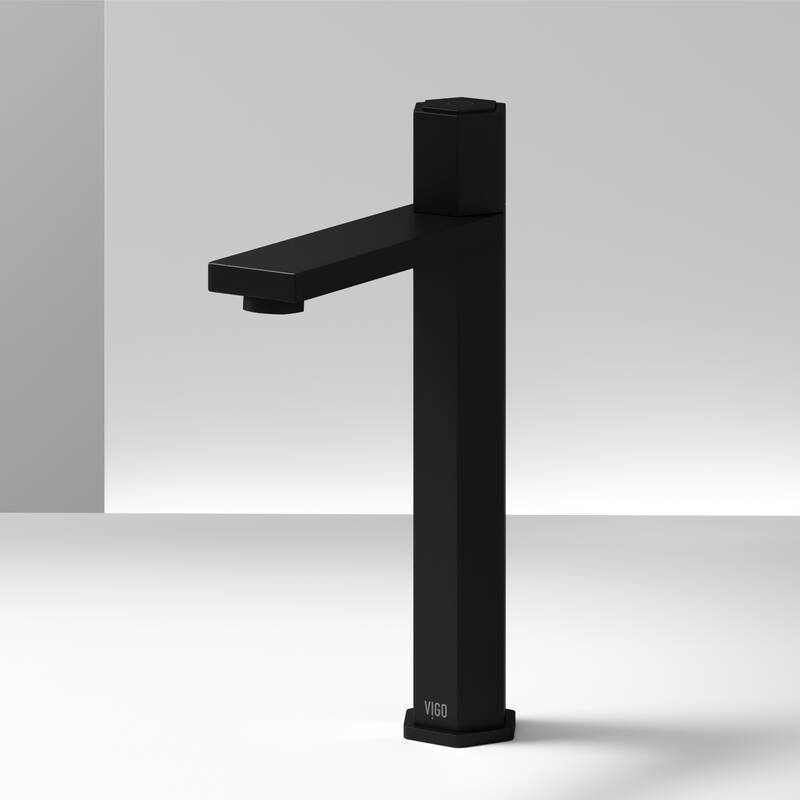 VIGO Nova 10" H Single Handle Single Hole Vessel Bathroom Faucet
