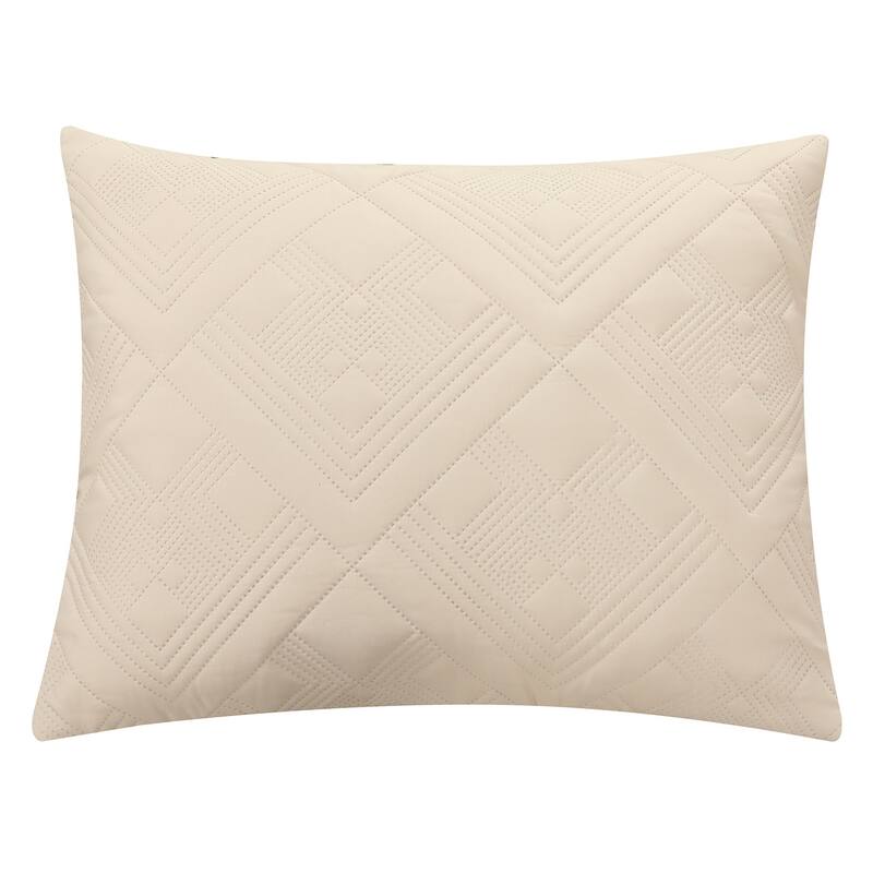Nanshing Logan 3 Piece Reversible Geometric Quilt Set