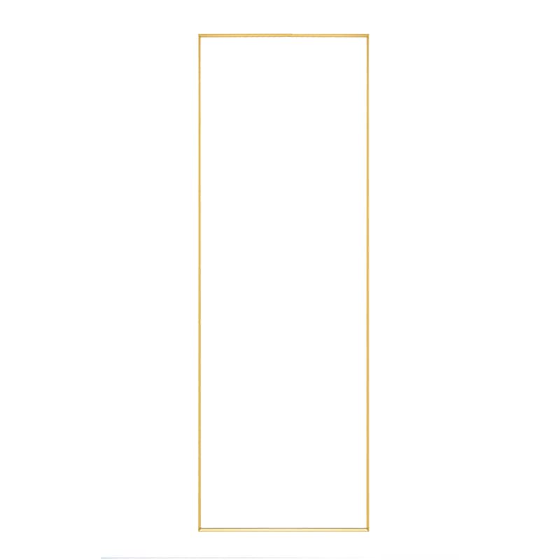 Tempered mirror 64" x 24"Tall Full Length Mirror with Stand,Wall Mounting Full Body Mirror,Metal Frame Full-Length Mirror