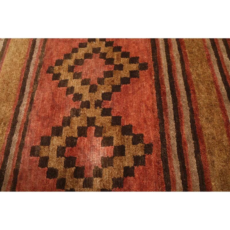 ECARPETGALLERY Hand-knotted Kathmandu Copper Wool Rug - 2'7 x 7'8