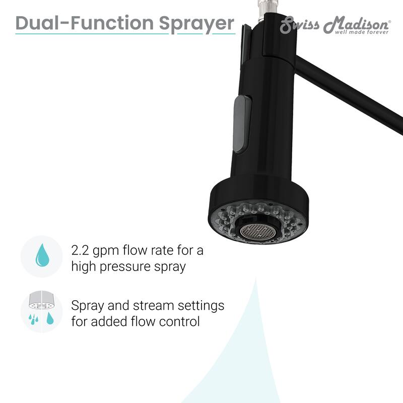 Nouvet Single Handle, Pull-Down Kitchen Faucet