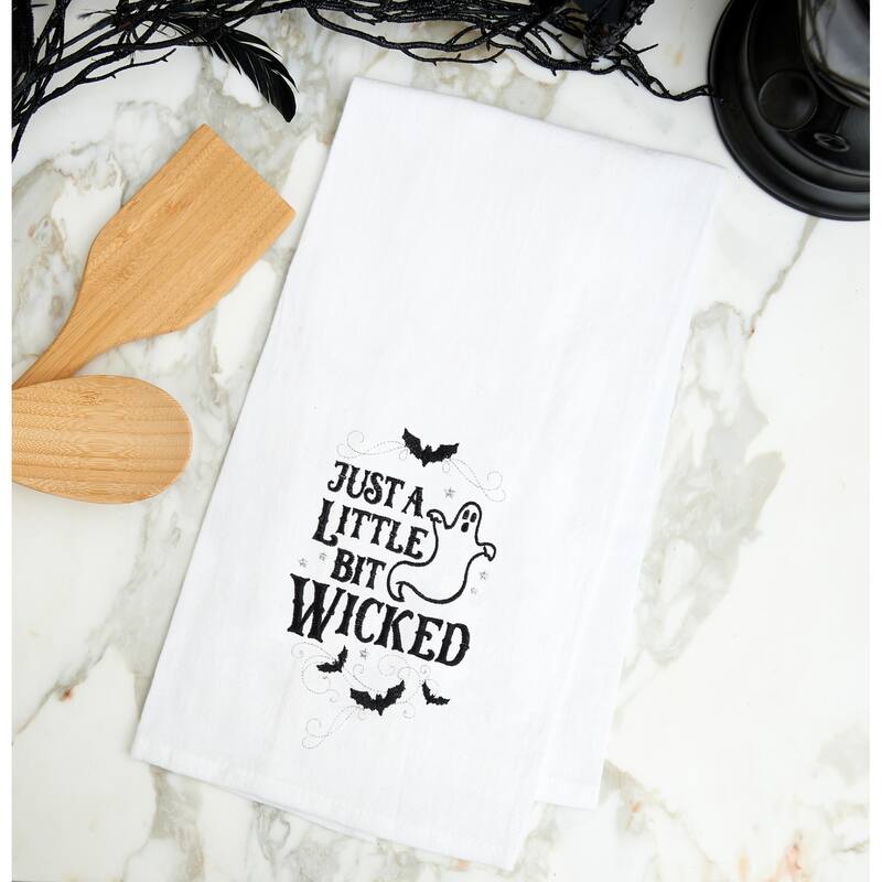 Little Bit Wicked Ghost Towel